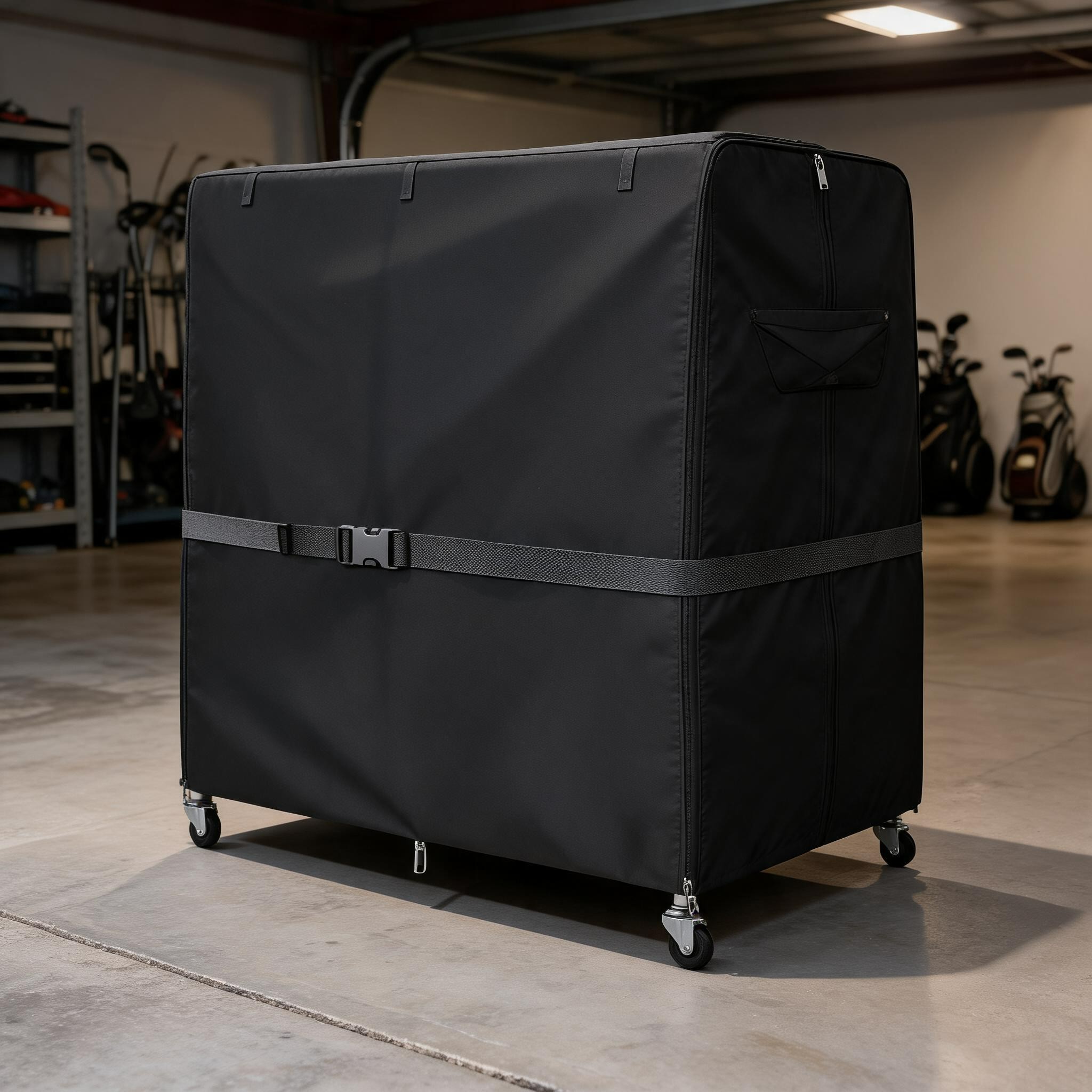 Golf Equipment Garage Storage - Waterproof Dustproof Golf Bag Storage Cover,