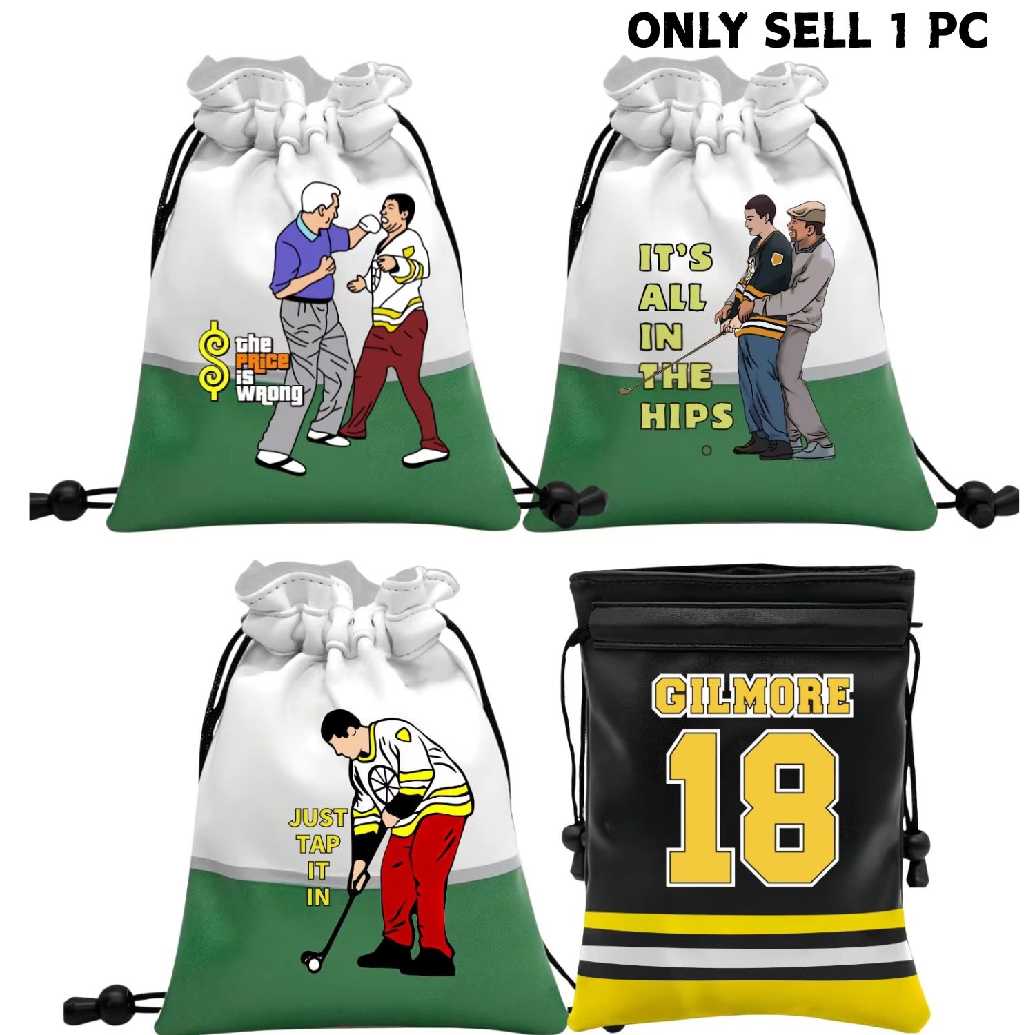 Golf Ball Premium - Happy Gilmore 18 Durable Golf Valuables
