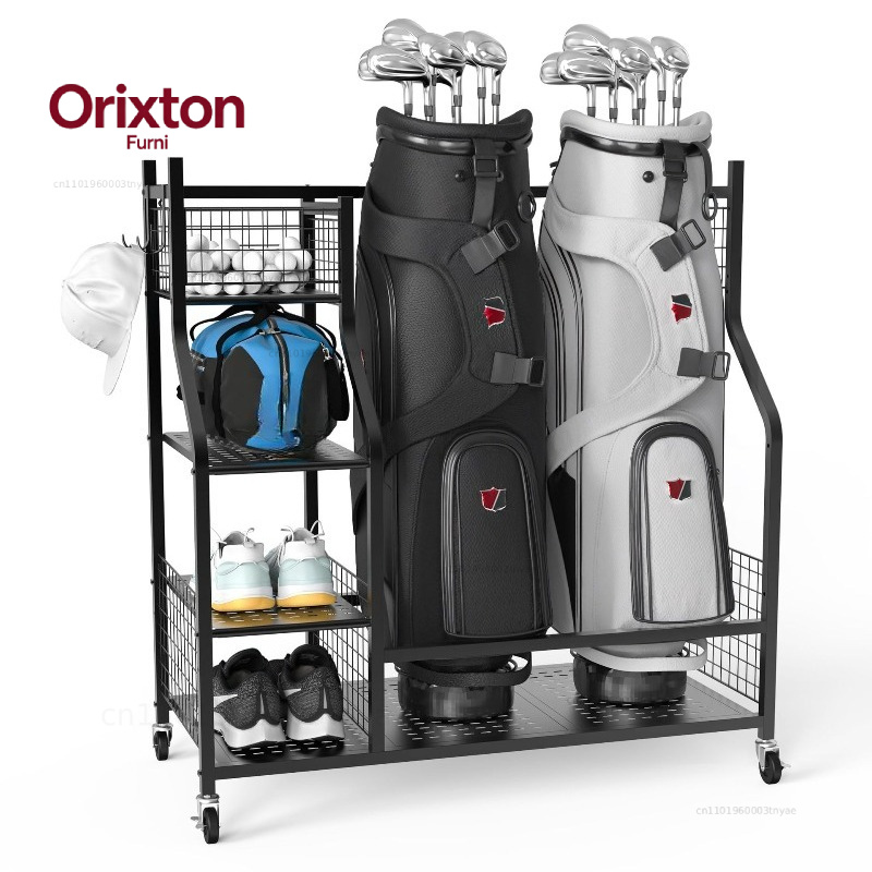 Golf Bag Storage Rack, Club Di - Golf Equipment Garage Storage ulasan dan harga