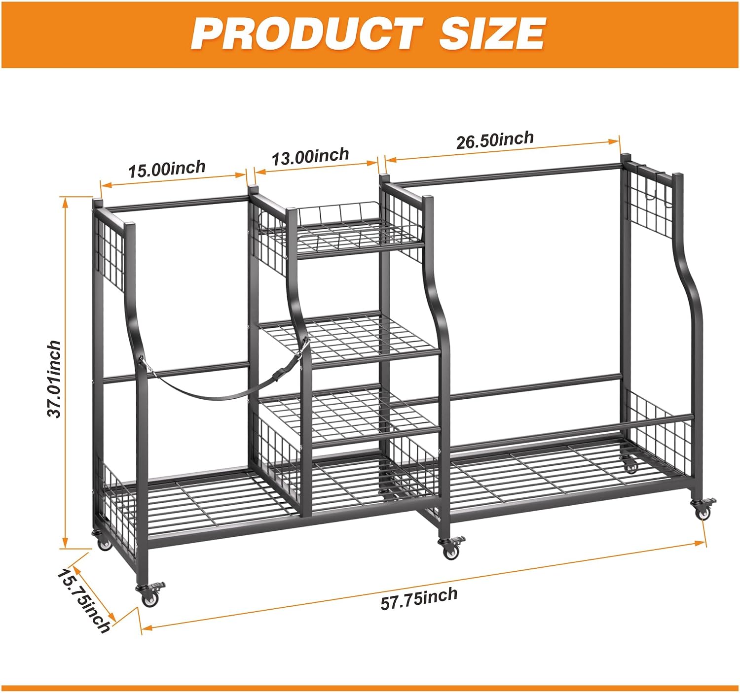 Golf Bag Storage Rack Organize - Golf Equipment Garage Storage ulasan dan harga