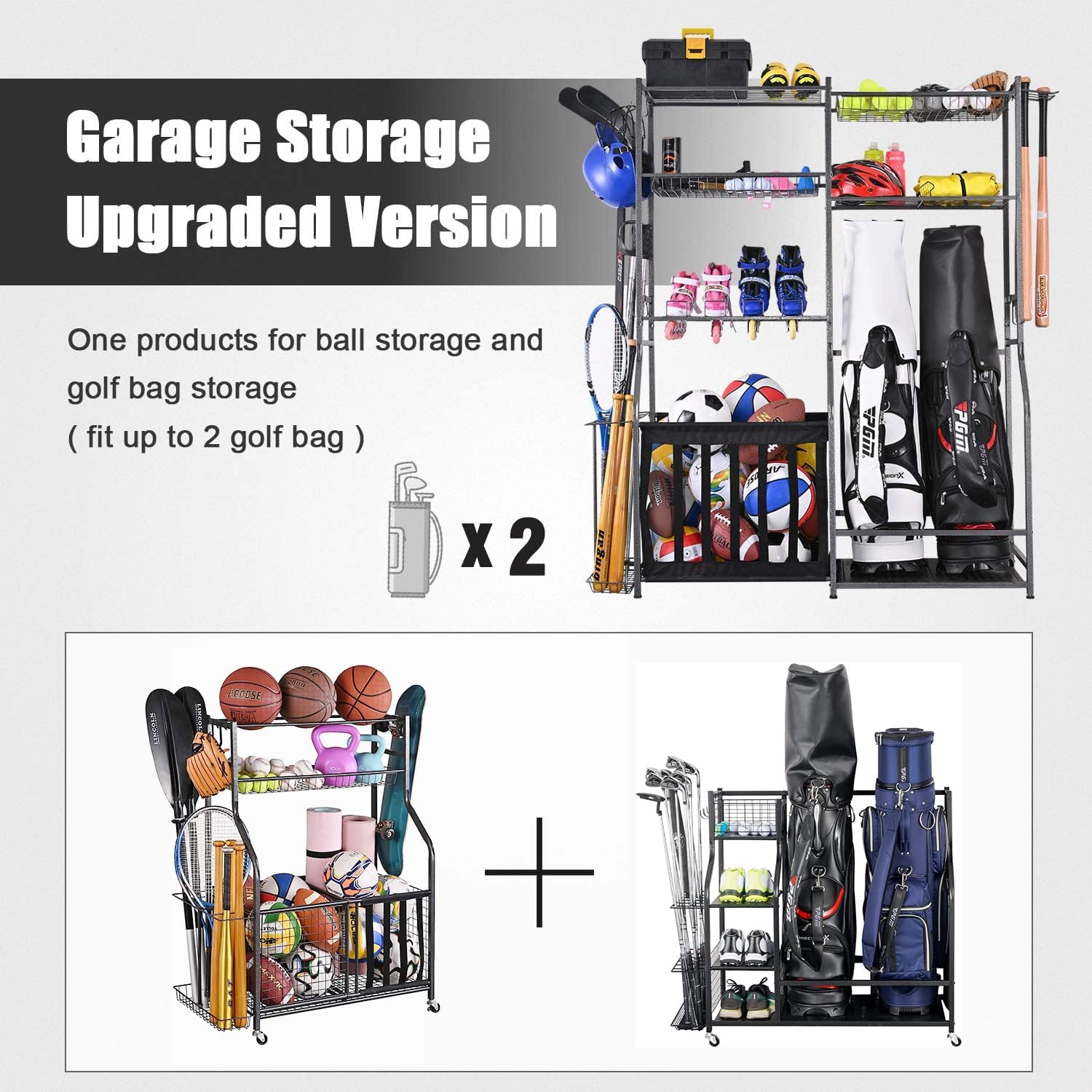 Garage Sports Equipment Storag - Golf Equipment Garage Storage ulasan dan harga