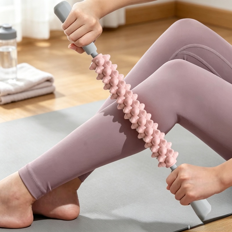 Yoga Deep Tissue Massage Rolle - Alignment Stick Set ulasan dan harga