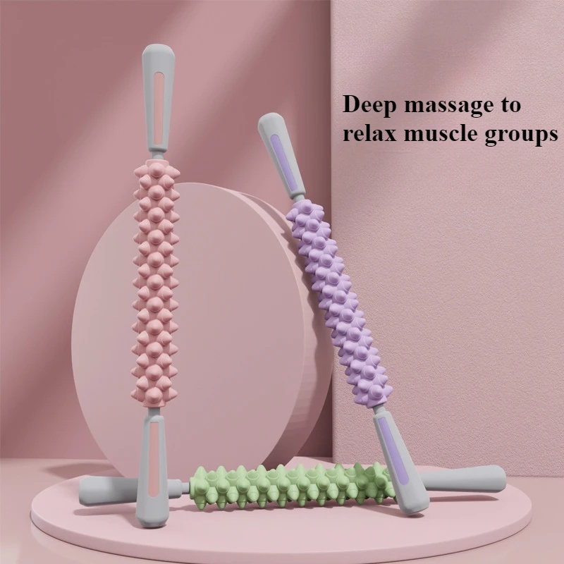 Yoga Deep Tissue Massage Rolle - Alignment Stick Set ulasan dan harga