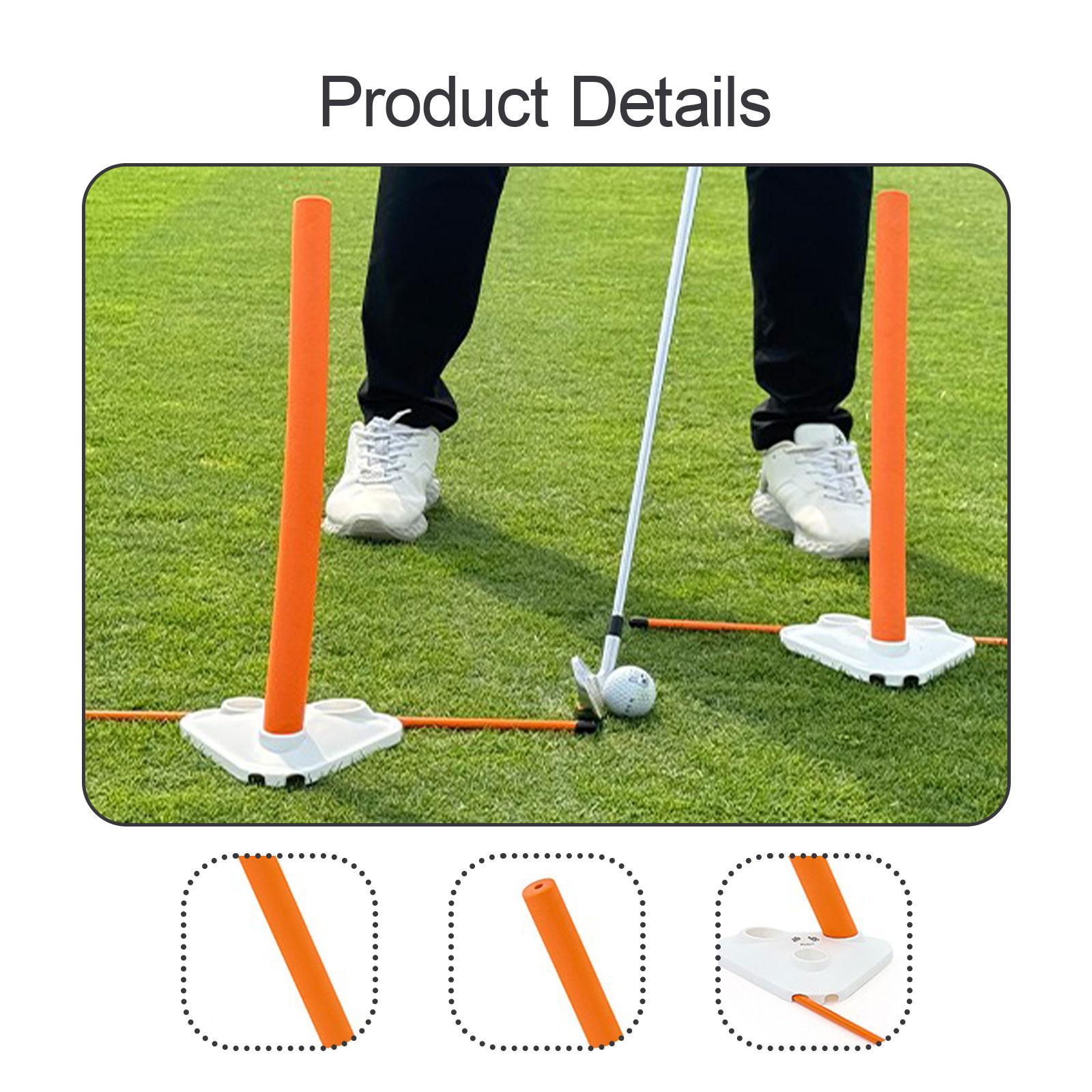 Indoor Outdoor Golf Swing Trai - Alignment Stick Set ulasan dan harga