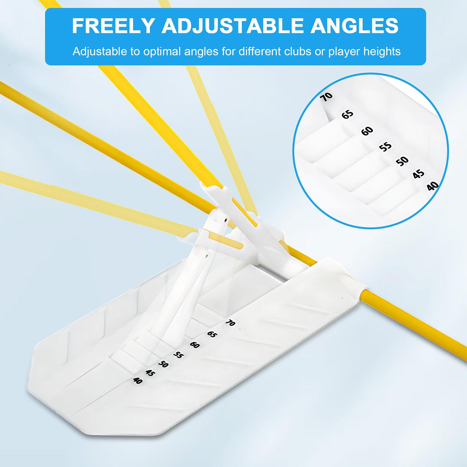 Adjustable Golf Swing Trainer  - Alignment Stick Set ulasan dan harga