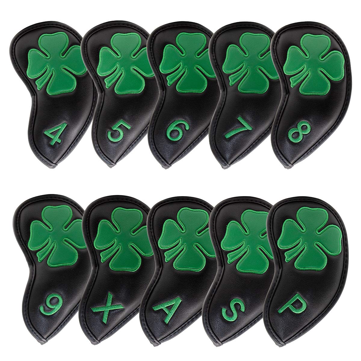 Golf Iron Head Covers Black Lu - Golf Club Iron Set ulasan dan harga