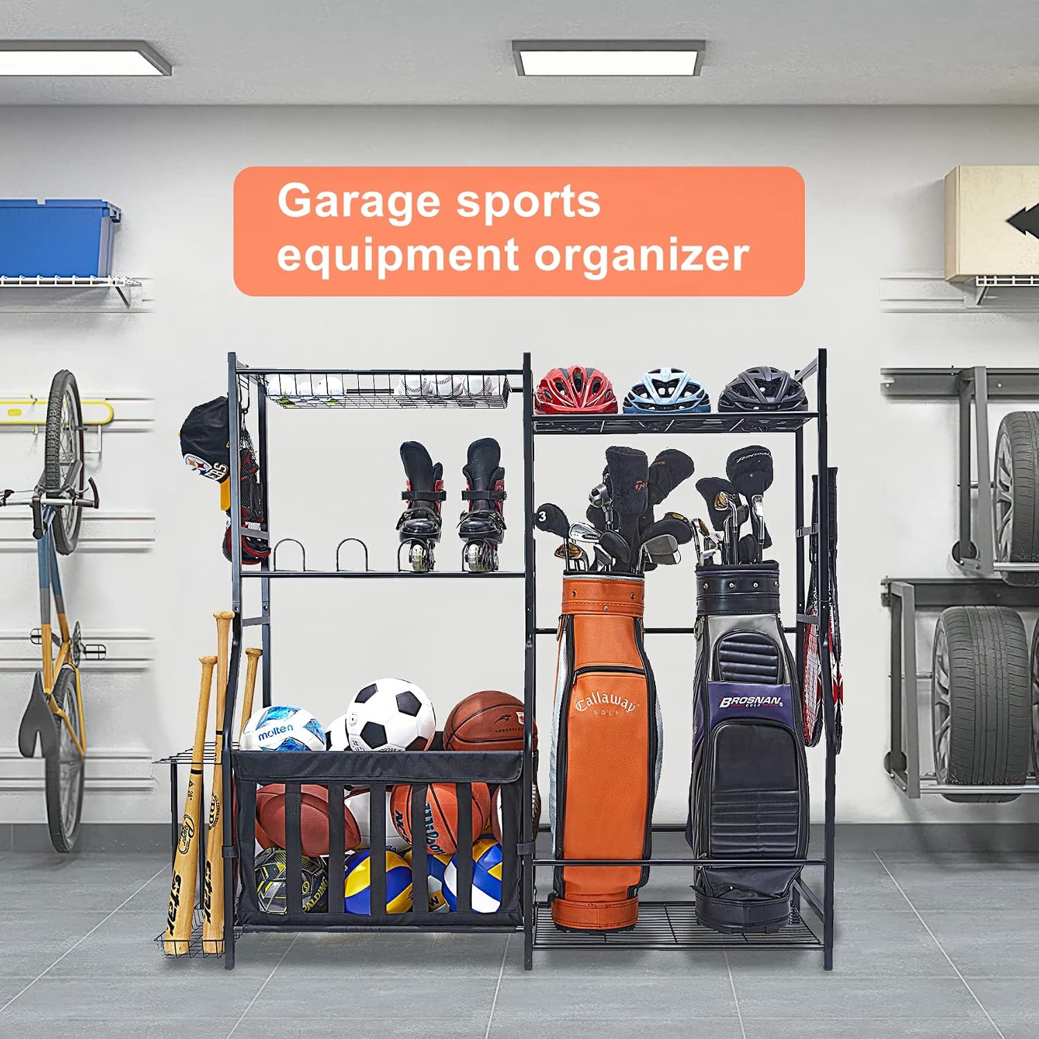 Garage Sports Equipment Storag - Golf Equipment Garage Storage ulasan dan harga