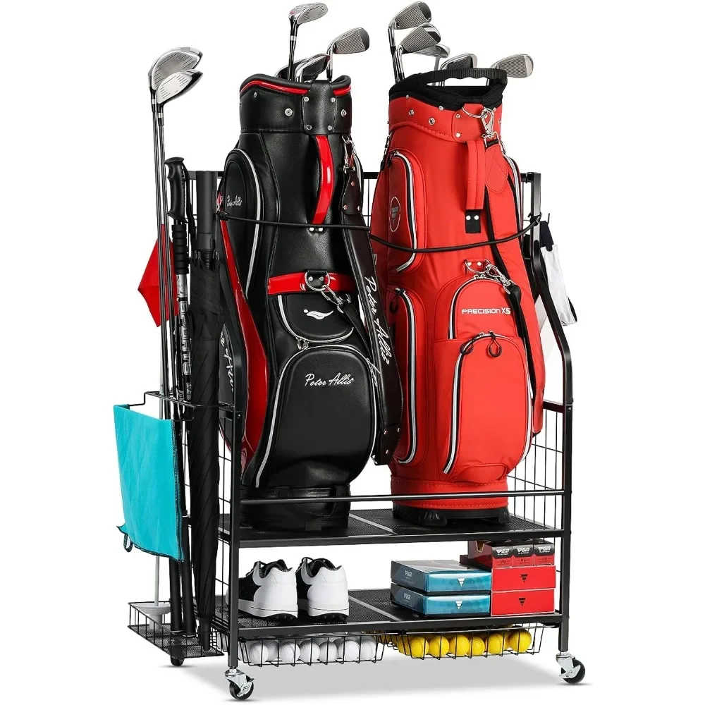 -Bag Storage Garage Organizer- - Golf Equipment Garage Storage ulasan dan harga