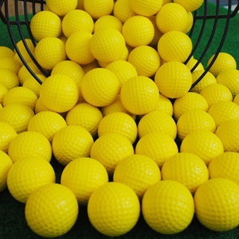 6/12PCS Yellow PU Golf Balls P - Golf Ball Premium ulasan dan harga