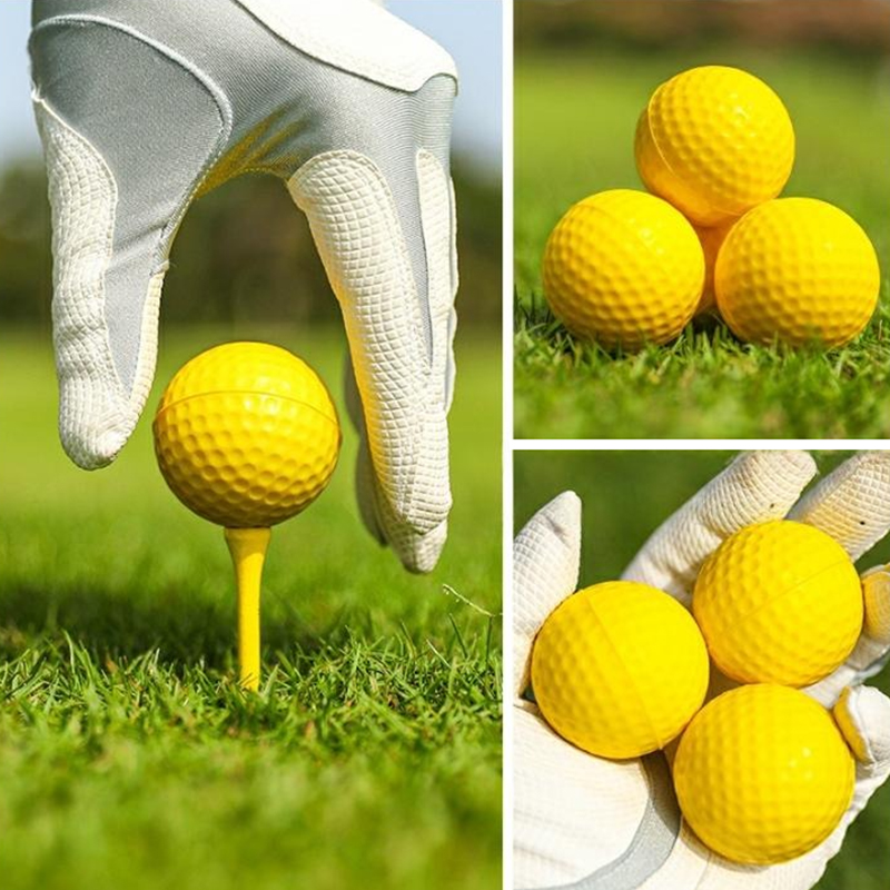 6/12PCS Yellow PU Golf Balls P - Golf Ball Premium ulasan dan harga