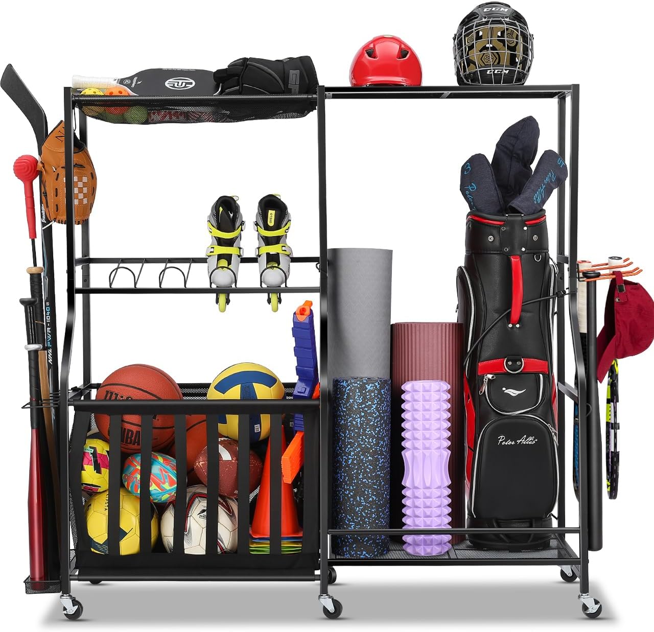 Garage Sports Equipment Organi - Golf Equipment Garage Storage ulasan dan harga
