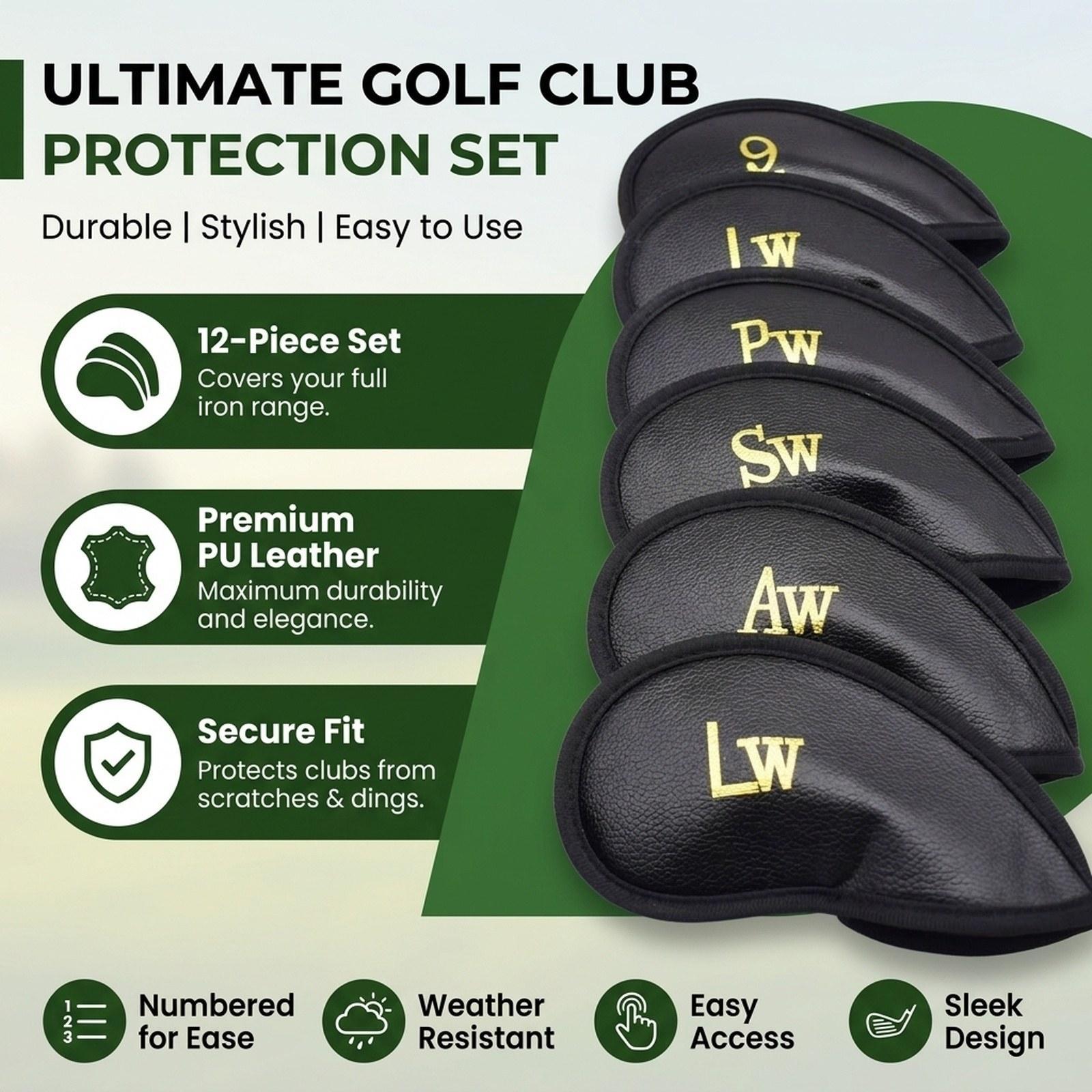 Golf Irons Head Cover 12 Piece - Golf Club Iron Set ulasan dan harga